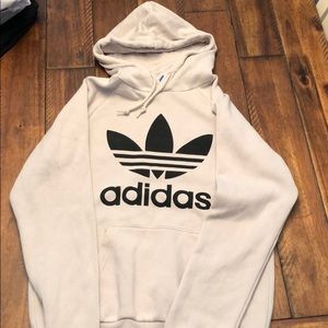 Adidas Hoodie,  never worn, light tan color